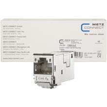 Metz Connect E-DAT modul Cat.6A 8(8) Buchse, T568A, 1 Stück  (130910-Z)