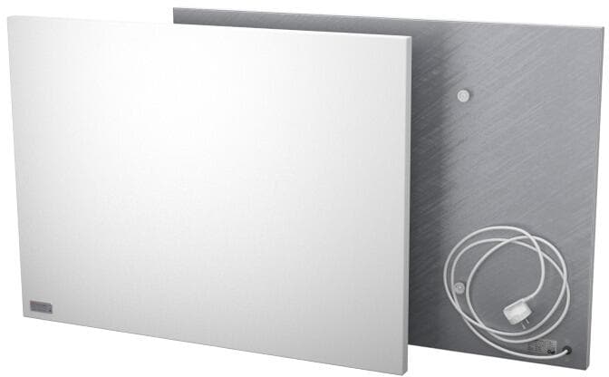 infraNOMIC Steel-Line Metallheizung Pulverbeschichtet, Weiß, 705W, 1170x570 mm (MHE-126)