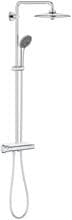 GROHE Vitalio Joy System 260 Duschsystem mit Thermostatbatterie für die Wandmontage, chrom (26403001)