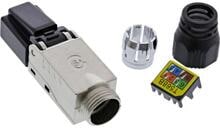 InLine RJ45 Stecker Cat.6A 500MHz, feldkonfektionierbar, geschirmt, Schraubv. (76204B)