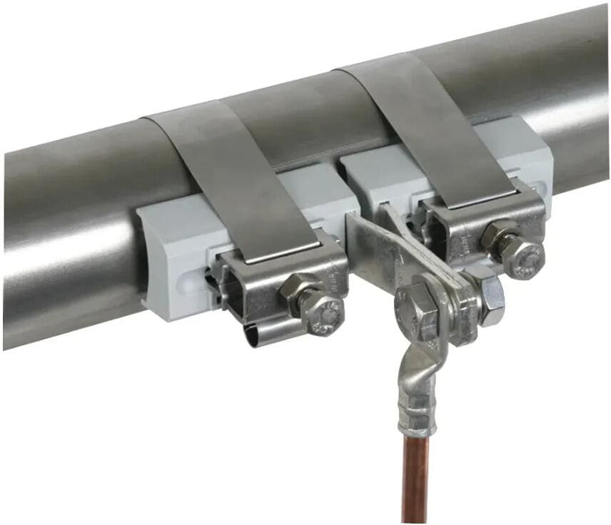 Dehn EX BRS 90 Bandrohrschelle f. Ex-Bereich D 27-89mm m. Anschlussschraube M10 Cu/gal Sn-NIRO (540801)