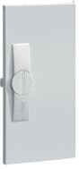 Hager FZ005W Tuer, univers, rechts, voll, RAL 9010, fuer Schrank, IP54, H:650xB:300mm
