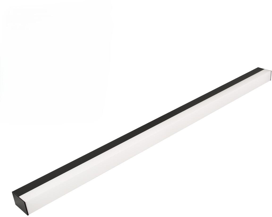 EVN FLAT MIRROR LED Spiegelleuchte, 1200mm, IP44, 220-240V/AC/DC, 32W, 34W, 36W, 38W, 3000K, 4000K, 5700K, 3907-4798lm, schwarz (SL44380925)