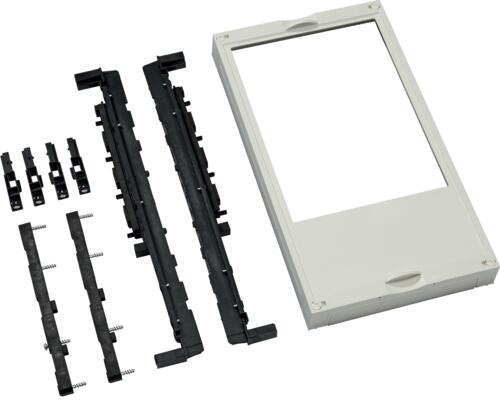 Hager UE31E3B Baustein, universN, 450x250mm, für 1 Trenner NH2 auf Sammelschienensystem 60mm