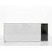 infraNOMIC Frame-Line Sandstrahlmattierung als Schreibtafel mit Alu-Rahmen 10 mm, 500W, 900x600 mm (GHE-PSchw-M10-96)