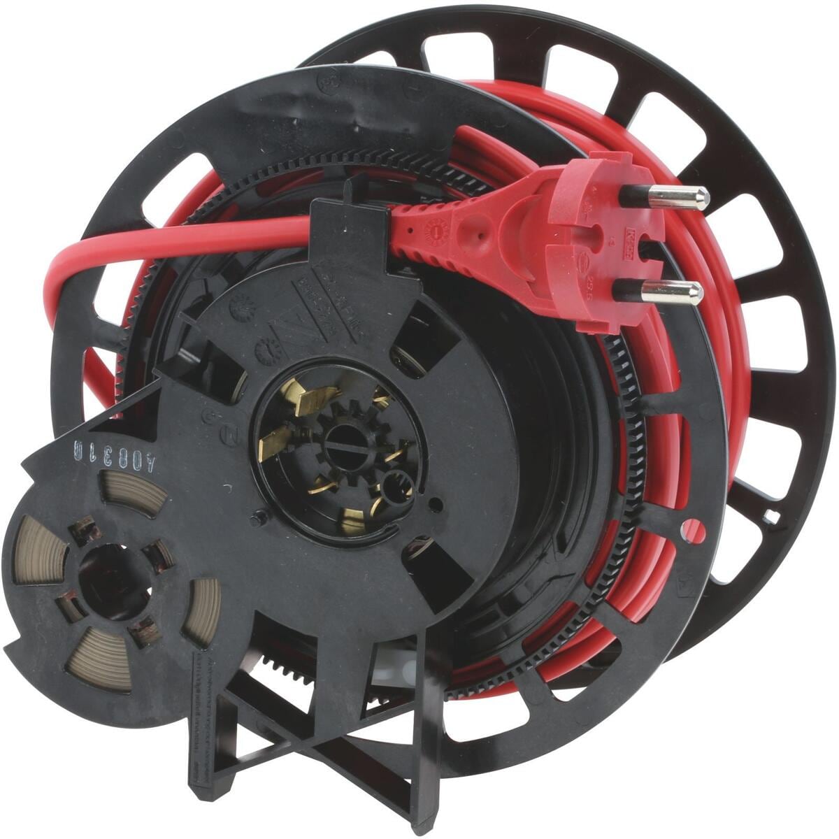 Bosch Siemens 00650695 Kabeltrommel, mech.;10,25m;EURO;1²;H05;VV;Flachleitung;rot, Fa.Athos