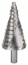Bosch HSS Stufenbohrer, 12 Stufen, PG 7-21, 6-37mm, grau (2608587428)