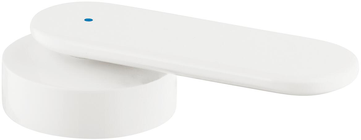 GROHE Veris Griff, Markierung blau, für Veris Zweigriff-Waschtischbatterien Wandmontage, moon white (48015LS0)