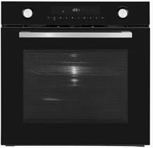 Exquisit EBEM797-H-030 Einbau Mikrowelle, 59,5 cm breit, 72 L, 800W, Grillfunktion, Heißluft, schwarz
