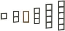 Merten Rahmen, M-Pure Decor, Eiche/aktivweiß 