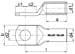 Klauke 104R6 Presskabelschuh, 25qmm, M6, verzinnt