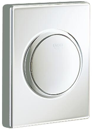 GROHE Skate Abdeckplatte mit Druckknopfbetätigung, mattchrom (38595P00)