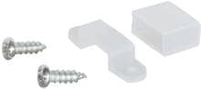 EVN Befestigungsset für LED-Stripe ab IP54, max. 10mm Breite, 12x Clip, 24x Schraube, 2x Abschlusskappe (LSTR68BS10)