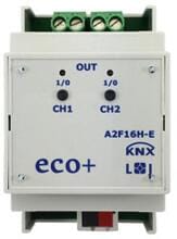 Lingg + Jenke KNX eco+ Schaltaktor 4-fach, Handbetrieb, REG, grau (79232/79232SEC)