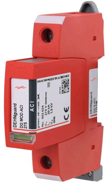 Dehn DG S ACI 275 FM DEHNguard S Überspannungsableiter 1-polig Uc, 275V mit ACI-Technologie, Typ 2 (952100)