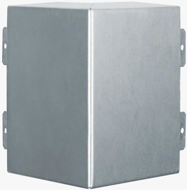 Hager LFS601503VERZ Außeneck schnittkaschierend aus Stahlblech zu LFS 60x150mm verzinkt