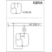 Gira 010600 Einsatz Wippschalter, 10 AX, 250 V~, Universal-Aus-Wechselschalter