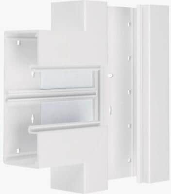 Hager BR6517089016 T-Stück aus Grundprofil zu BR 68x170mm Oberteil 80mm in verkehrsweiß