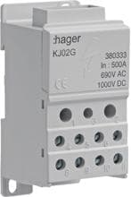 Hager KJ02G Verteilerblock 500A f. Flachkupfer 24x6mm