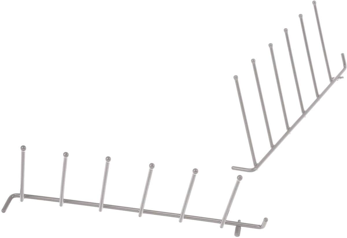 Bosch Siemens 12024937 Klappstachel, Set für Oberkorb, links hinten, silber, (2 Stücke)