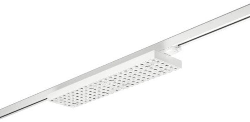 Brumberg BALI MEGA LED-Schienenstrahler, symmetrisch-engstrahlend, quer: 53° & längs: 72°, 63 W, 4000K, 9450lm, DALI, weiß struktur (44028174DA)