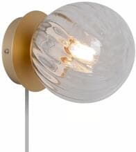 Nordlux Chisell Wandleuchte, E14, 25W, messing (2312111035)