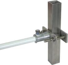 Dehn BS 4K 20.50 BB16 ZG V2A Geländerbefestigung f. DEHNiso-Combi m. Buchse D 16mm a. Konstrukt. -50x50mm (106312)