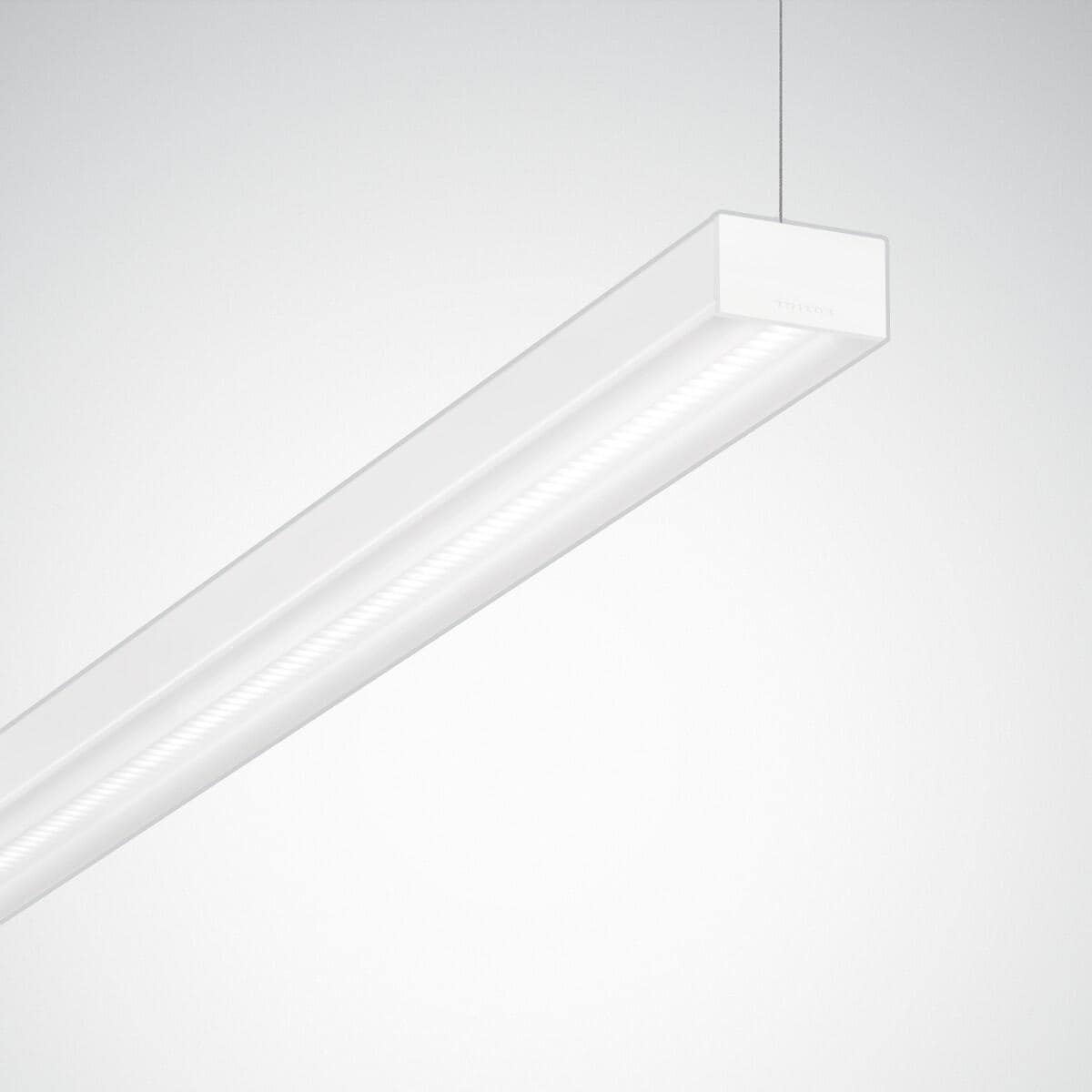 Trilux LED-Hängeleuchte für Einzel- oder Lichtbandanwendungen SFlow H2-L MRWD LED6400-840 ED, weiß (6899051)