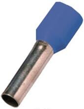 Intercable ICIAE218 isolierte Aderendhülse DIN46228T4, 2,5mm²x18mm, schwarz, 100 Stück (180783)