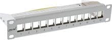 InLine 10" Patchpanel Leerblech 12x, für Keystone Module, 1HE, RAL7035 grau (19109D)