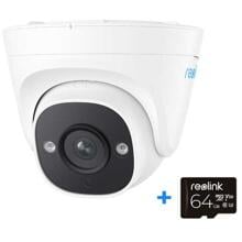 Reolink P324 5MP PoE IP-Kamera mit Personen-/Fahrzeugerkennung, Intelligente Personen-/Fahrzeugwarnungen, 100 Fuß Nachtsicht, Weiß