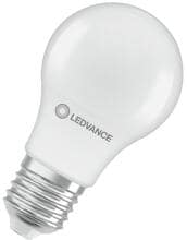 LEDVANCE LED Classic A 40 V 4.9W 827 Frosted E27, LED-Lampen, 470lm, 2700K, klassische Kolbenform, warmweiß (LED CLA40 4.9W)