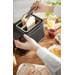 Tefal Includeo TT5338 Zweischlitz Toaster, 850 W, 7 Bräunungsstufen, Krümelschublade, Sandwichzange, schwarz