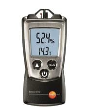 Testo 610 Thermohygrometer, Messbereichn -10 bis +50 °C, schwarz (0560 0610)