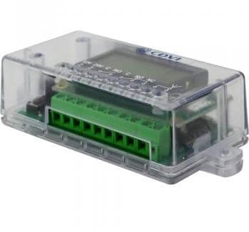 CDVI Security Funk-Mini-Empfänger 433MHz mit Display mit 2 Relais Impuls/toggeln, grau (F1001000078)