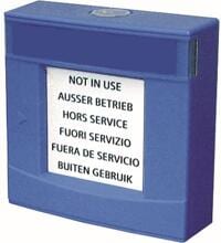 Siemens FDMH293-B Handfeuermelder-Gehäuse für FDME223/FDME224, mit Glas, mit Schlüssel, IP41, blau (A5Q00004909)