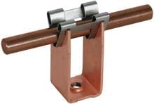 Dehn LH DG 8 H32 IGM6 CU Leitungshalter, DEHNgrip, für rund 8mm, H 32mm, mit Befestigungsgewinde M6, Kupfer (207037)
