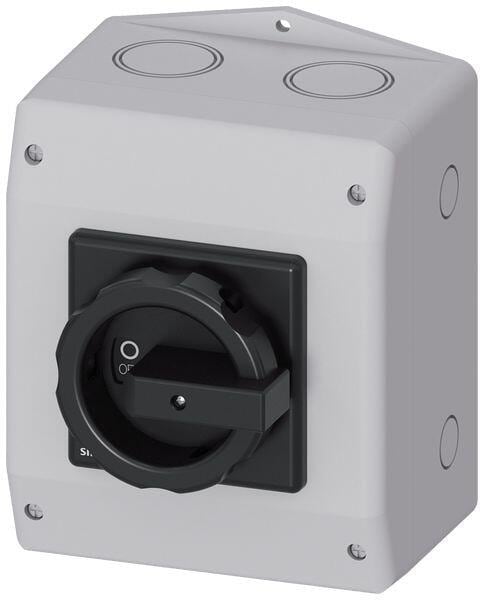 Siemens 3LD2565-0TB51 Sentron Lasttrennschalter 3LD, Hauptschalter, 3-polig, Iu: 63 A, Betriebsleistung / bei AC-23 A bei 400V: 22 kW, Isolierstoff-Ka