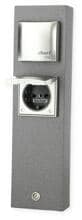 albert Steckdosensäule, 2-fach, IP 44, Aluminium (624400)