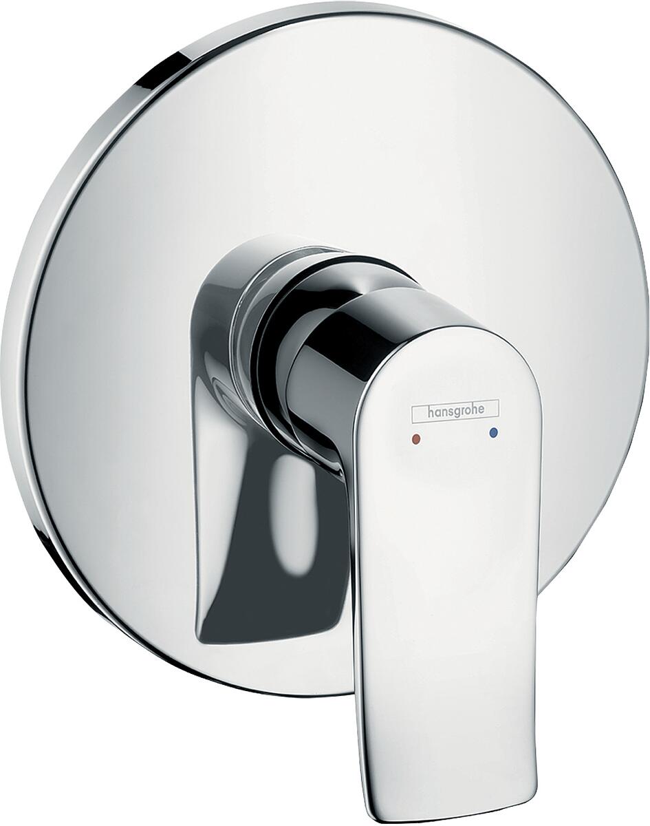 hansgrohe Metris Einhebel-Duscharmatur Unterputz für iBox universal, Messing, 29,3 l/min, Chrom (31685000)