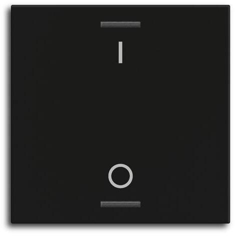 MDT Wippe für KNX Taster Light 55, 1-fach, Schalten, schwarz matt (BE-TAL55W106.B1)