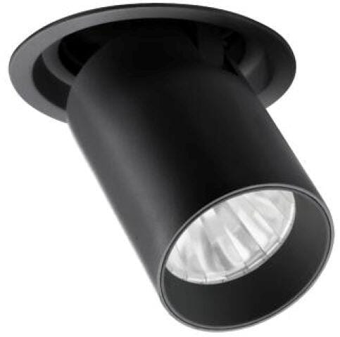 Brumberg TRAXX MIDI LED-Einbaurichtstrahler, 230 V AC, 50 Hz, 20 W, 25°, 3.000 K, CRI > 90, 2404 lm, schwarz (88752183)