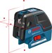 Bosch GCL 25 Professional Punktlaser (0601066B00), Arbeitsbereich 30 m, inkl. Schutztasche + Lasertafel