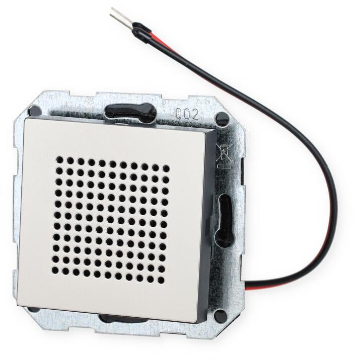 Gira 228027 Systeem 55 Inbouwradio RDS met een luidspreker opzetstuk bedieningselement in zwartglaslook systeem 55 Zuiver wit mat scherpe prijzen en groot assortiment