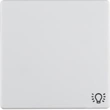 Berker 16206049 Wippe mit Aufdruck Symbol Licht, Q.1/Q.3, polarweiß samt
