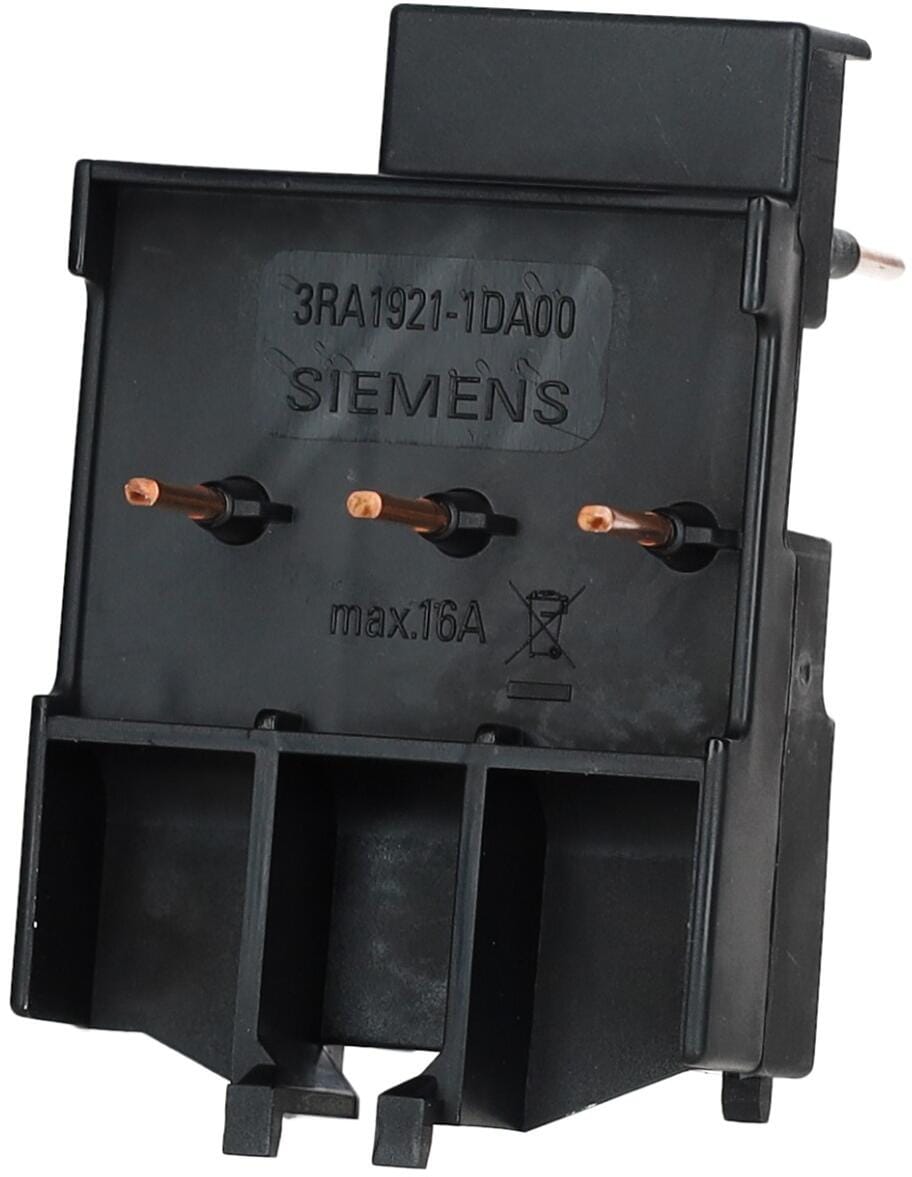 Siemens 3RA1921-1DA00 Verbindungsbaustein elektrisch und mechanisch für 3RV2.1/3RV2.2 und 3RT2.1 AC- und DC-Betätigung (Einzelstückverpackung)