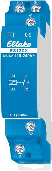 Eltako ES12DX/110-240V Stromstoßschalter, 1 Schließer 16 A (21100003)
