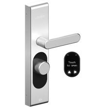 Loqed Touch Smart Lock elektronisches Türschloss, Bluetooth Türöffnung, SKG*** Zertifikat, Silber (1001)