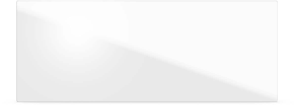 Etherma LAVA3-GL-900-PWS LAVA GLAS 3.0 Infrarotheizung, IPX4, 160x63cm, 900W, 230V, Glas, reinweiß satiniert (46321)