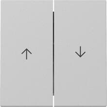 Gira 3294015 Wippe mit Pfeilsymbol, 2fach, System 55, grau matt (lackiert)